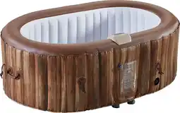 Bol.com AREBOS Bubbelbad Voor 2 personen - Hottub - met accessoires - 190x120cm aanbieding