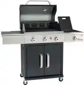 Bol.com Landmann Triton PTS 3.1 Gasbarbecue - 4 branders - zilver aanbieding