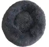 Bol.com Dailyibed hondenmand - donut - hondenkussen - hondenbed - XL - 70x70x16 cm - Antraciet aanbieding