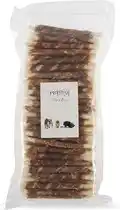 Bol.com Petstyle Living Gedraaide Sticks met Eend - Hondensnacks - 12,5cm - 100 Stuks - Kauwstaaf Hond aanbieding