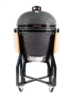 Bol.com Grill Guru Kamado Barbecue Original XL ø56cm / ø22,05inch - Compleet - Grijs aanbieding