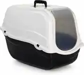 Bol.com Beeztees Romeo - Kattenbak - Zwart/Wit - 57x39x41 cm aanbieding