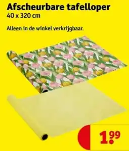 Kruidvat Afscheurbare tafelloper aanbieding