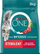 Bol.com Purina ONE Sterilcat - Kattenvoer Droogvoer - Rund & Tarwe - 3 kg aanbieding