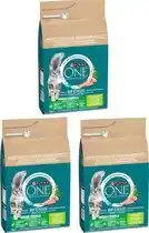 Bol.com Purina One Indoor - Kattenvoer Droogvoer - Kalkoen - 4 x 3 kg aanbieding