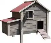 Bol.com Kippenhok Anna - Bruin - 121 x 62,5 x 105 cm aanbieding