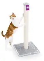 Bol.com Petrebels Maine 90 krabpaal - Grijs - 40 x 40 x 90 cm - extra stabiel aanbieding