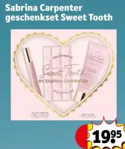 Kruidvat Sabrina Carpenter geschenkset Sweet Tooth aanbieding