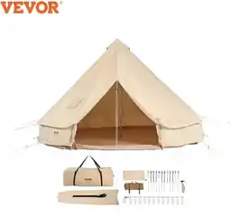 Bol.com Vevor Tent - Camping - Vakantie - Vouwtent - Kamperen - Luxe Design - Tent aanbieding