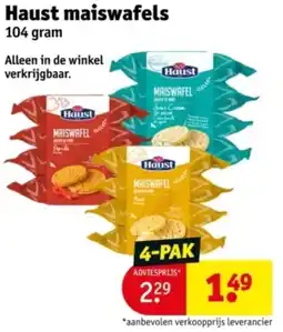 Kruidvat Haust maiswafels aanbieding