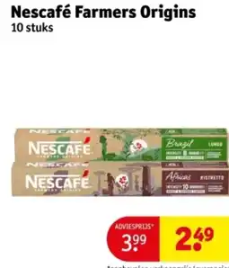 Kruidvat Nescafé Farmers Origins aanbieding
