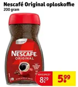 Kruidvat Nescafé Original oploskoffie aanbieding