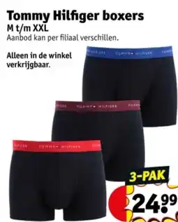 Kruidvat Tommy Hilfiger boxers aanbieding