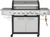 Bol.com El Fuego Longbeach 6.1 - Kleur Zwart / RVS - Grilloppervlak: ca. 86 x 42 cm - Gasbarbecue - Barbecue aanbieding