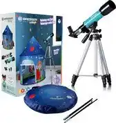 Bol.com Bresser Junior Telescoop - 50/360 - Sterrenkijker voor kinderen - Met tent en accessoires aanbieding