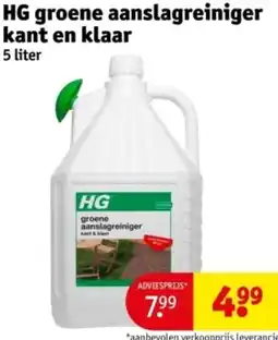 Kruidvat HG groene aanslagreiniger kant en klaar aanbieding