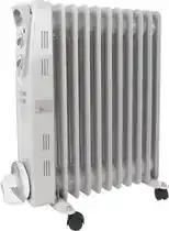 Bol.com Perel Olieradiator, 11 ribben, drie warmtestanden, 2500 W aanbieding