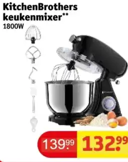 Kruidvat KitchenBrothers keukenmixer aanbieding