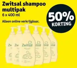Kruidvat Zwitsal shampoo multipak aanbieding