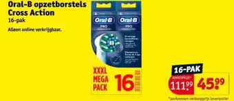 Kruidvat Oral-B opzetborstels Cross Action aanbieding