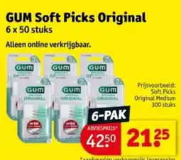 Kruidvat GUM Soft Picks Original aanbieding