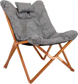 Bol.com Bo-Camp - Urban Outdoor - Relaxstoel - Bloomsbury Comfort - Grijs aanbieding