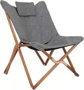 Bol.com Bo-Camp - Urban Outdoor - Relaxstoel - Bloomsbury - L - Oxford polyester - Grijs aanbieding