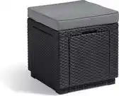 Wehkamp Allibert Cube hocker met opbergruimte (42x42 cm) aanbieding