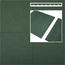 Bol.com Intergard Rubberen tegels groen 500x500x65mm prijs per m2 aanbieding