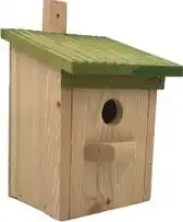 Bol.com GARDEN SPIRIT Vogelhuisje Nestkast Boswachtershutje Koolmees - Vogels aanbieding