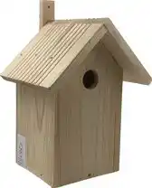 Bol.com GARDEN SPIRIT Vogelhuisje 12 x 13 x 30 - Nestkast Naturel schilderen aanbieding