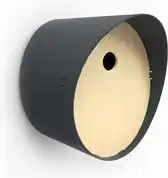 Bol.com Capi Europe - Vogelhuisje rond - 23x19x24 - Antraciet - Capi Biodiversity Oval - AOBIA001 aanbieding