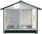 Bol.com Vogelkooi Wandvolière - 70 x 46 x 77 cm - Groen aanbieding