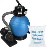 Bol.com Monzana Zandfiltersysteem - 10.200L/u - 25L Tank 7-weg & Filterballen aanbieding