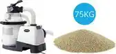 Bol.com Intex - Zandfilterpomp 5700 L/u & Filterzand 75 kg aanbieding