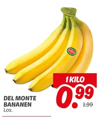 Dekamarkt Del monte bananen aanbieding