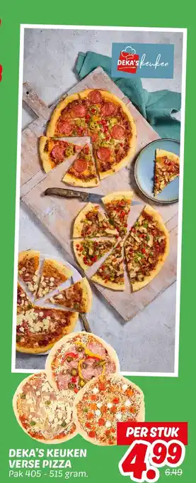 Dekamarkt Deka's keuken verse pizza aanbieding