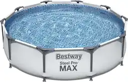 Bol.com Bestway Zwembad Steel Pro MAX 56406 - FrameLink Systeem - Eenvoudig op te Zetten - 305 x 76 cm aanbieding