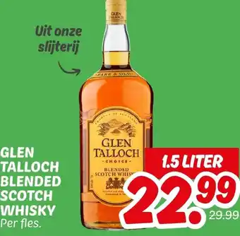 Dekamarkt Glen talloch blended scotch whisky aanbieding