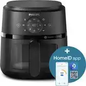 Bol.com Philips 2000 Series Airfryer - NA210/00 - Kijkvenster - RapidAir - 3.2L - Tot 3 Personen - Zwart aanbieding