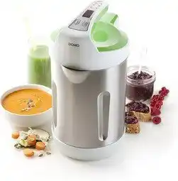 Bol.com DOMO DO705BL Soepmaker Domo – 2L – 6 programma’s – Blender – RVS – Wit/Groen aanbieding