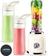 Bol.com KitchenApp Retro blender to go - Smoothie maker - Inclusief 2 bekers aanbieding