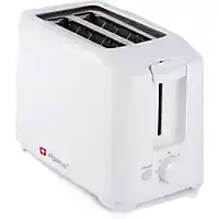 Bol.com Alpina Broodrooster - 7 Standen - Kruimellade - 700 Watt - Wit aanbieding