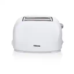 Bol.com Tristar Broodrooster BR-1013 - 800W - 6 Bruiningsniveau's - 2 Broodsleuven voor 2 boterhammen - Wit aanbieding