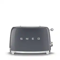 Bol.com SMEG TSF01GREU - Broodrooster - Leigrijs - 2x2 - 950W - 6 niveaus aanbieding