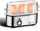 Bol.com Top Choice - Eierkoker - Eierkoker electrisch - Geschikt voor 3 eieren - RVS aanbieding