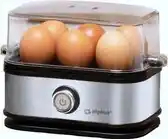 Bol.com alpina Eierkoker - 6 Eieren - Incl. Eierprikker en Maatbeker - Verwijderbare Eiertray - RVS aanbieding