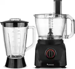 Bol.com TurboTronic FP900 Foodprocessor - 8-in-1 Keukenmachine - 3 Liter - Zwart aanbieding