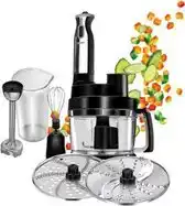 Bol.com MPM - Complete Keukenmachine - Foodprocessor met Accessoires - Keukenrobot Zwart - 800W aanbieding