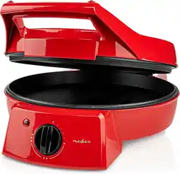 Bol.com Nedis Pizzamaker & Grill 30 cm – 1800 W – Pizza Oven met Thermostaat aanbieding